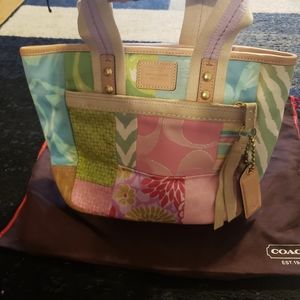 Coach patchwork purse